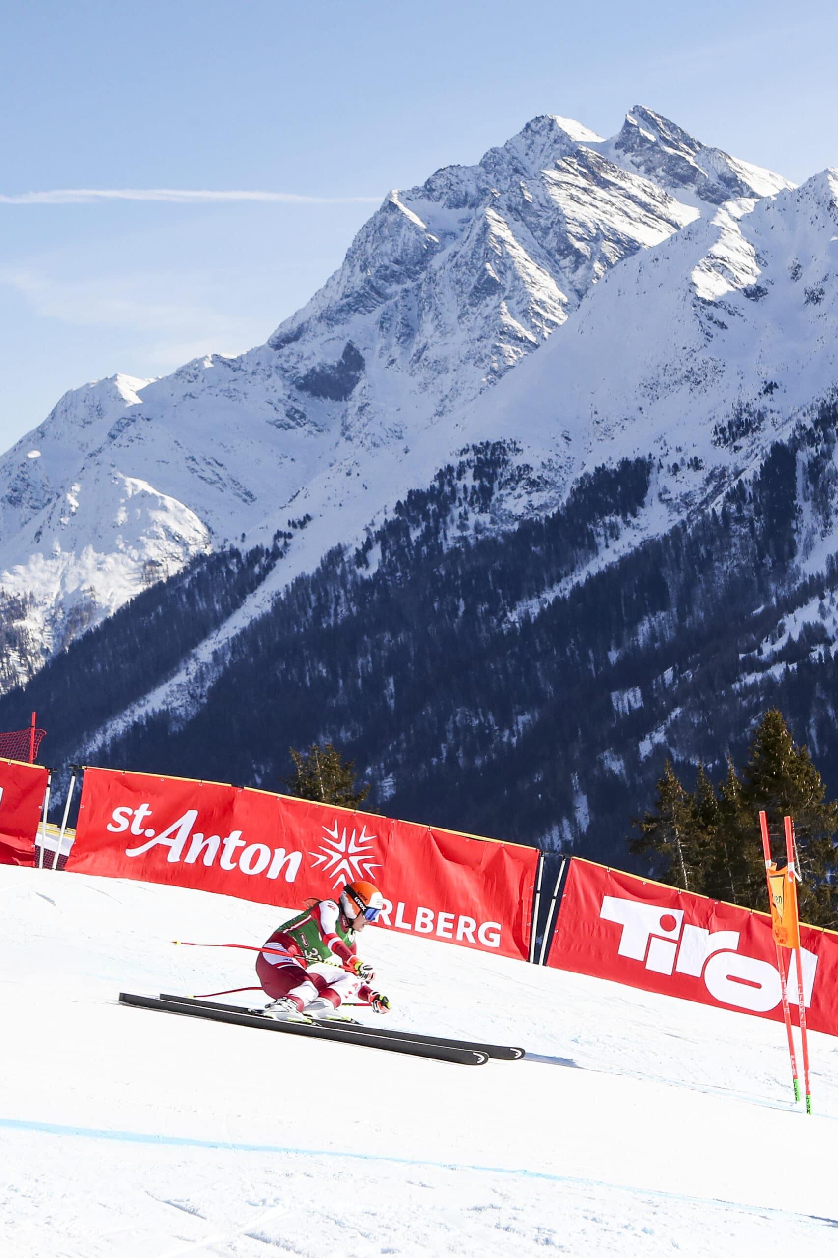 SANKT ANTON,AUSTRIA,09.JAN.21 - ALPINE SKIING - FIS World Cup, downhill, ladies. Image shows Rosina Schneeberger (AUT). Photo: GEPA pictures/ Patrick Steiner